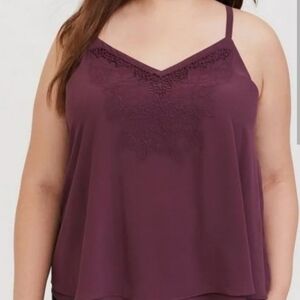 Torrid Sophie Double Layer Swing Cami. Size 5 NWT